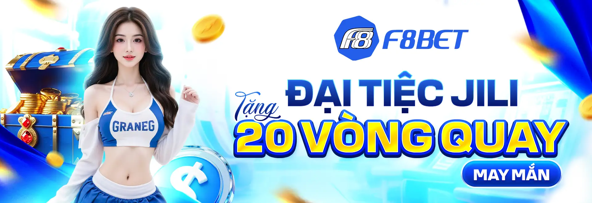đại tiệc jili tặng 20 vòng quay may mắn